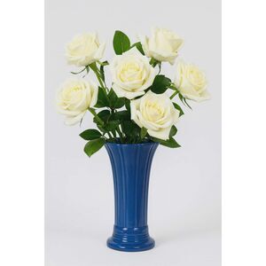 Fiestaware Fiesta Medium Flower Vase Holder Container CERAMIC Dish Lapis Blue